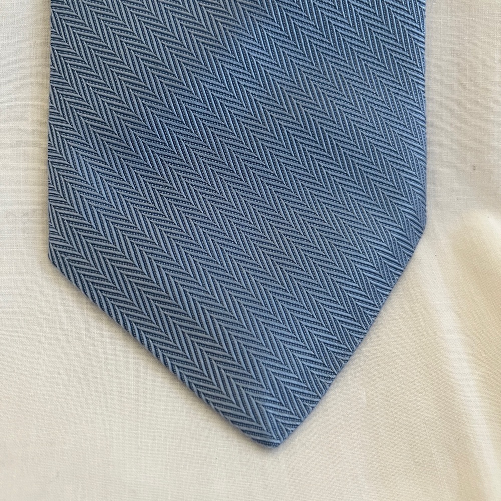 Brooks Blue Herringbone Men's Tie